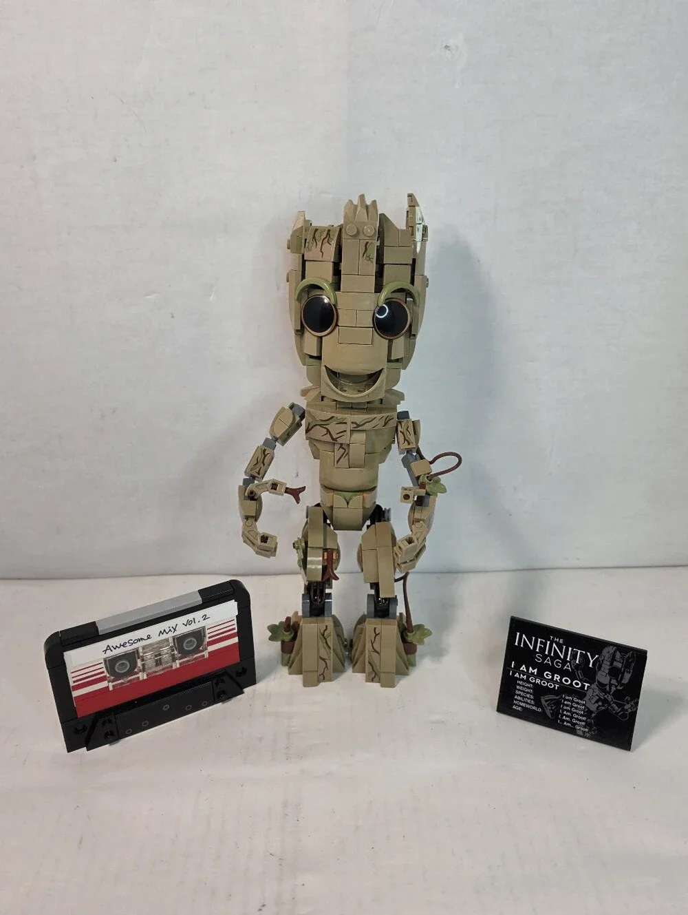 Lego Marvel Studios The Infinity Saga I am Groot model (set number 76217).